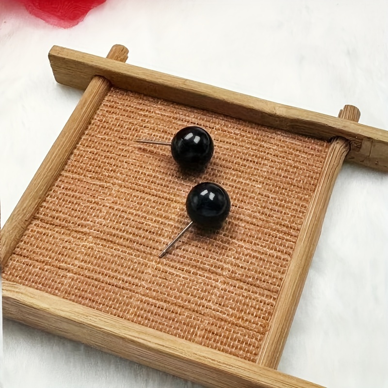 Beads Stud Earrings Acrylic Material Holiday Gift